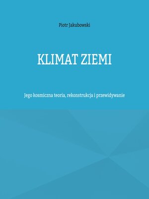 cover image of Klimat Ziemi